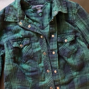 XS Tommy Hilfiger Plaid Buttondown Shirt